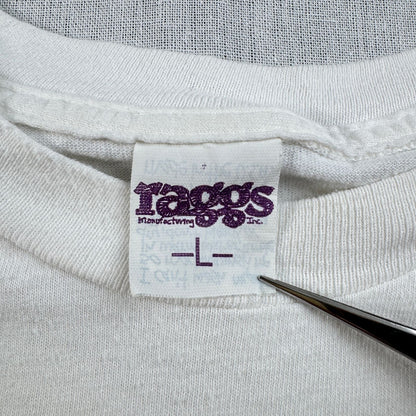 90s JESUS ペプシ パロディ ジーザス USA製 キリスト Raggs Tシャツ 白 L co-t-2505-009