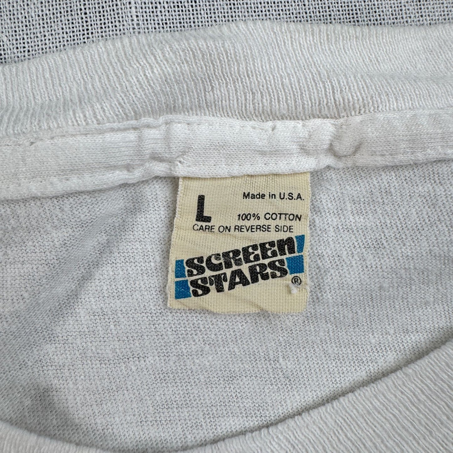 80s APPLE アップル レインボーロゴ 旧ロゴ Tシャツ 企業T 白 USA製 シングルステッチ co-t-2505-011