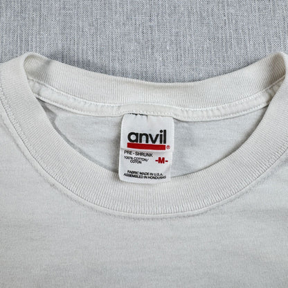 WEST COAST CHOPPERS アイアンクロス anvil ロゴ 企業 バイク Tシャツ ウエストコーストチョッパーズ USA 白 M long beach co-t-2505-012