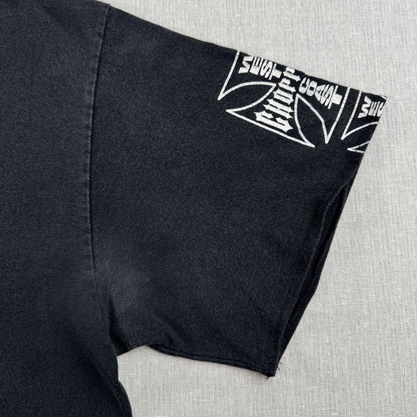 WEST COAST CHOPPERS アイアンクロス 長袖 カットオフ ロゴ 企業 バイク Tシャツ ウエストコーストチョッパーズ 黒 co-t-2505-013