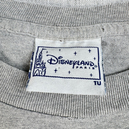 90s 00s フランス製 101匹わんちゃん ダルメシアンズ Tシャツ グレー 犬 d-x-2505-003