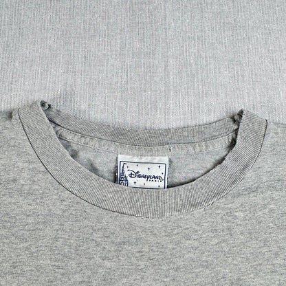 90s 00s フランス製 101匹わんちゃん ダルメシアンズ Tシャツ グレー 犬 d-x-2505-003