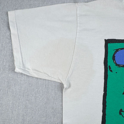 90s ディズニー USA製 ドナルドダック Tシャツ M 白 disney d-x-2505-009