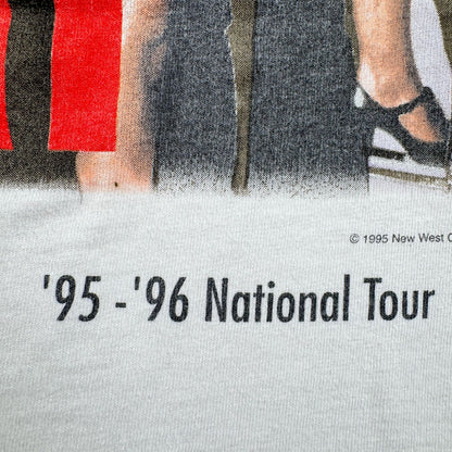 90s ウエストサイドストーリー WEST SIDE STORY 映画 Tシャツ ブロッカム BROCKUM USA製 xl シングルステッチ プロモT 白 m-t-2505-011