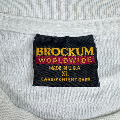 90s ウエストサイドストーリー WEST SIDE STORY 映画 Tシャツ ブロッカム BROCKUM USA製 xl シングルステッチ プロモT 白 m-t-2505-011