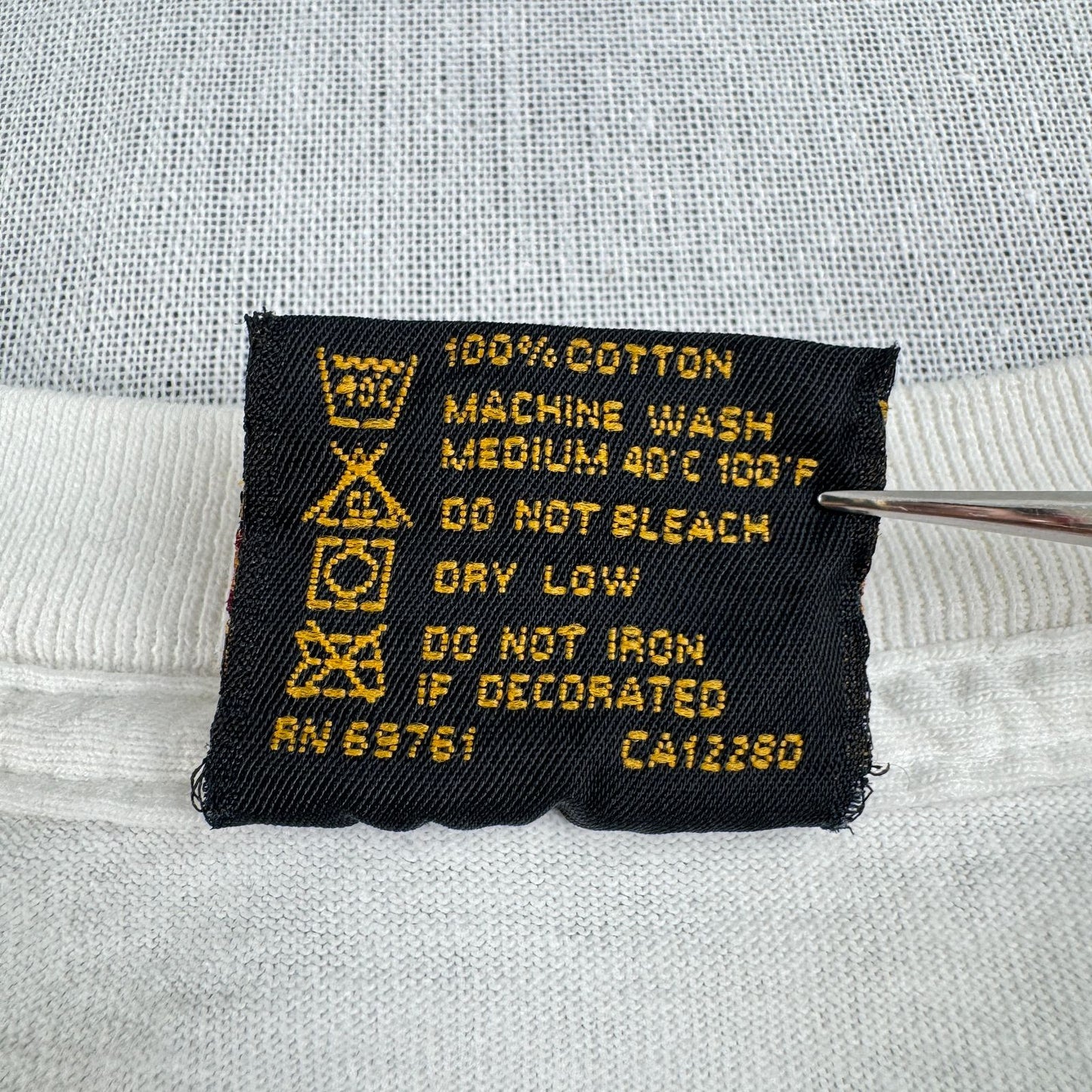 90s ウエストサイドストーリー WEST SIDE STORY 映画 Tシャツ ブロッカム BROCKUM USA製 xl シングルステッチ プロモT 白 m-t-2505-011