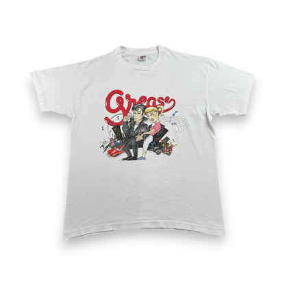 90s グリース Grease ミュージカル Tシャツ USA製 映画 プロモ anvil XL シングルステッチ m-t-2505-018