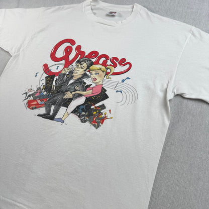 90s グリース Grease ミュージカル Tシャツ USA製 映画 プロモ anvil XL シングルステッチ m-t-2505-018