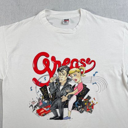 90s グリース Grease ミュージカル Tシャツ USA製 映画 プロモ anvil XL シングルステッチ m-t-2505-018