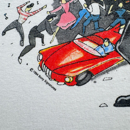 90s グリース Grease ミュージカル Tシャツ USA製 映画 プロモ anvil XL シングルステッチ m-t-2505-018