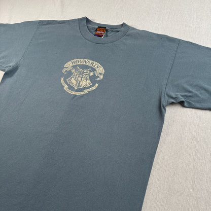 00s ハリーポッター Harry Potter 映画 Tシャツ ホグワーツ 2001 ワーナーブラザーズ m-u-2505-001