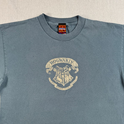 00s ハリーポッター Harry Potter 映画 Tシャツ ホグワーツ 2001 ワーナーブラザーズ m-u-2505-001