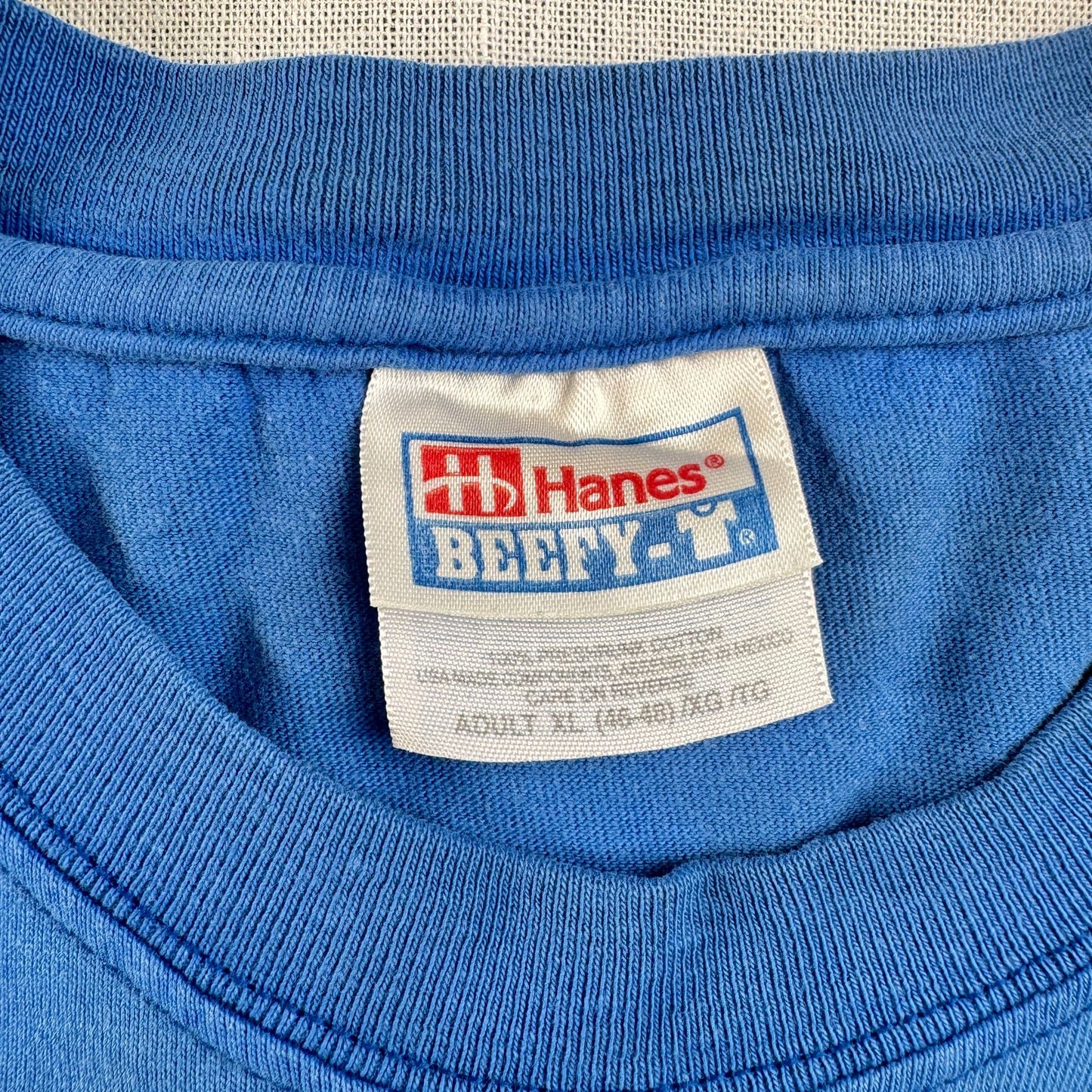 00s スーパーマン Sigma Chi UCF Spring Rush 長袖 ロンT Tシャツ 青 アメコミ hanes XL m-u-2505-009