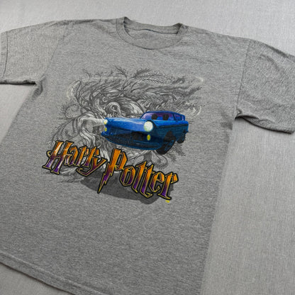 00s ハリーポッター Harry Potter 映画 Tシャツ グレー 海外 m-u-2505-014