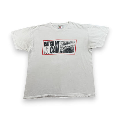 90s 00s CATCH ME IF YOU CAN Tシャツ 白 XL m-u-2505-042
