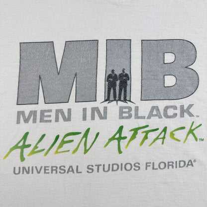 00s MIB メンインブラック 映画 ムービー Tシャツ 白 L m-u-2505-049