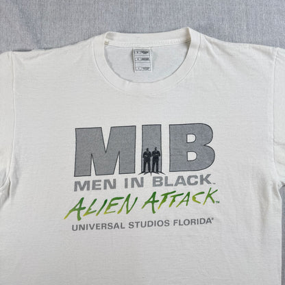 00s MIB メンインブラック 映画 ムービー Tシャツ 白 L m-u-2505-049