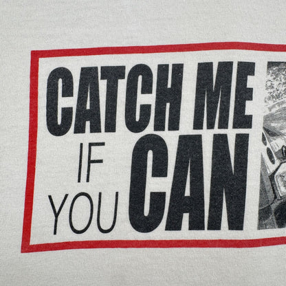 90s 00s CATCH ME IF YOU CAN Tシャツ 白 XL m-u-2505-042