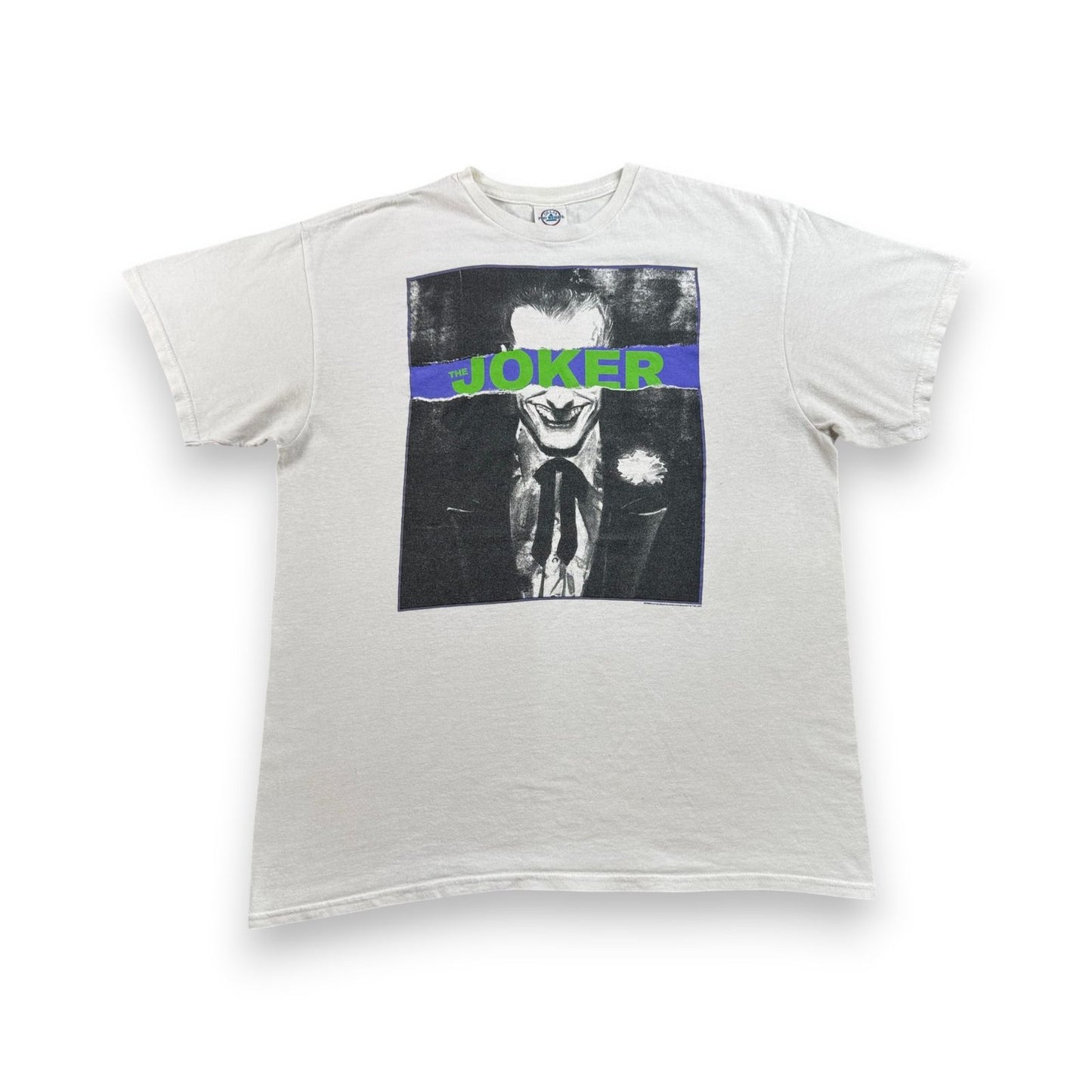 00s バットマン The Joker ジョーカー 映画 Tシャツ DCコミックス 白 デルタ L m-x-2505-013
