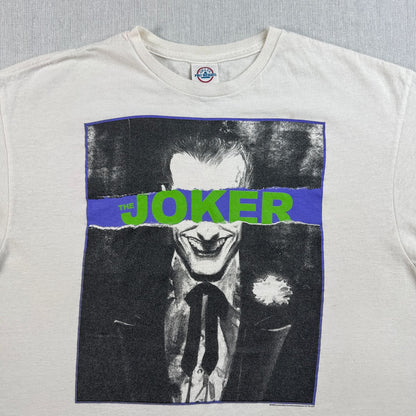 00s バットマン The Joker ジョーカー 映画 Tシャツ DCコミックス 白 デルタ L m-x-2505-013