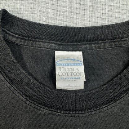 90s 00s TITANIC タイタニック 映画 Tシャツ 黒 ギルダン M レオナルドデカプリオ m-x-2505-019