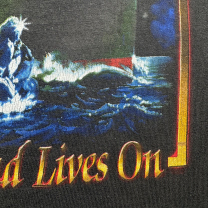 90s 00s TITANIC タイタニック 映画 Tシャツ 黒 ギルダン M レオナルドデカプリオ m-x-2505-019