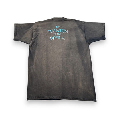 90s オペラ座の怪人 The Phantom of the Opera 映画 ミュージカル Tシャツ 黒 XL フェード 鬼フェード カナダ m-x-2505-020