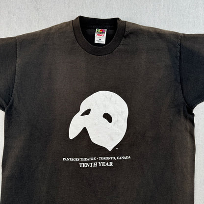 90s オペラ座の怪人 The Phantom of the Opera 映画 ミュージカル Tシャツ 黒 XL フェード 鬼フェード カナダ m-x-2505-020