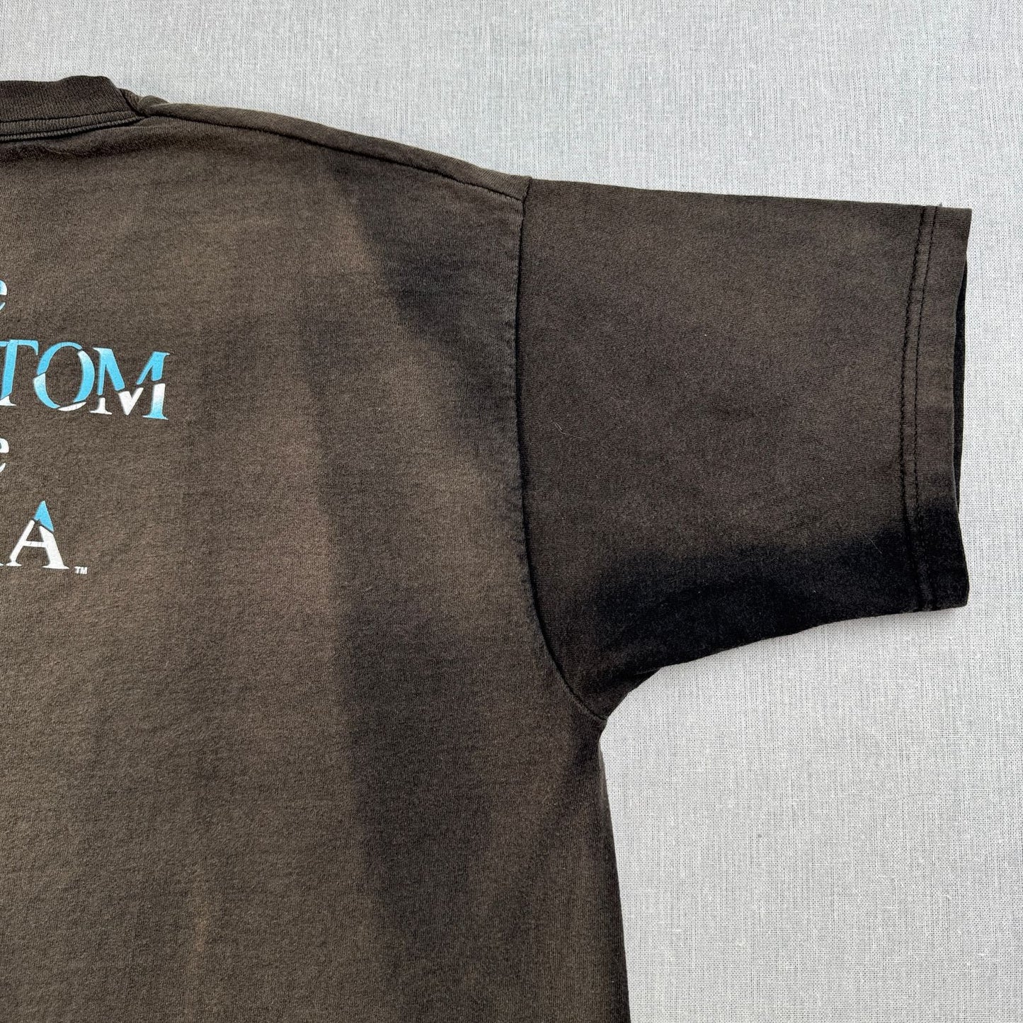 90s オペラ座の怪人 The Phantom of the Opera 映画 ミュージカル Tシャツ 黒 XL フェード 鬼フェード カナダ m-x-2505-020