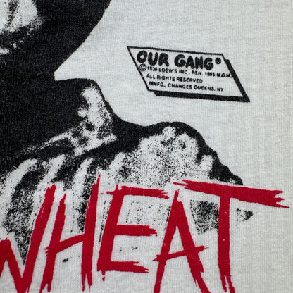 80s 90s BUCKWHEAT our gang Tシャツ 映画T ムービー THE LITTEL RASCALS changes L 白 USA製 シングルステッチ m-t-2505-020