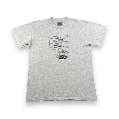 80s 90s スーベニアT Tシャツ USA製 カリフォルニア Agua Dulce アグアダルセ ONEITA グレー L シングルステッチ o-u-2505-004