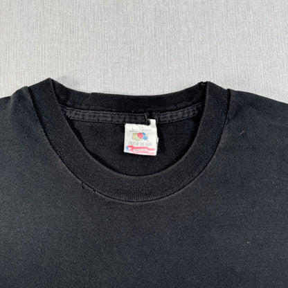 90s Tシャツ USA製 Dixie Nightmares ナイトメア 黒 シングルステッチ o-u-2505-002