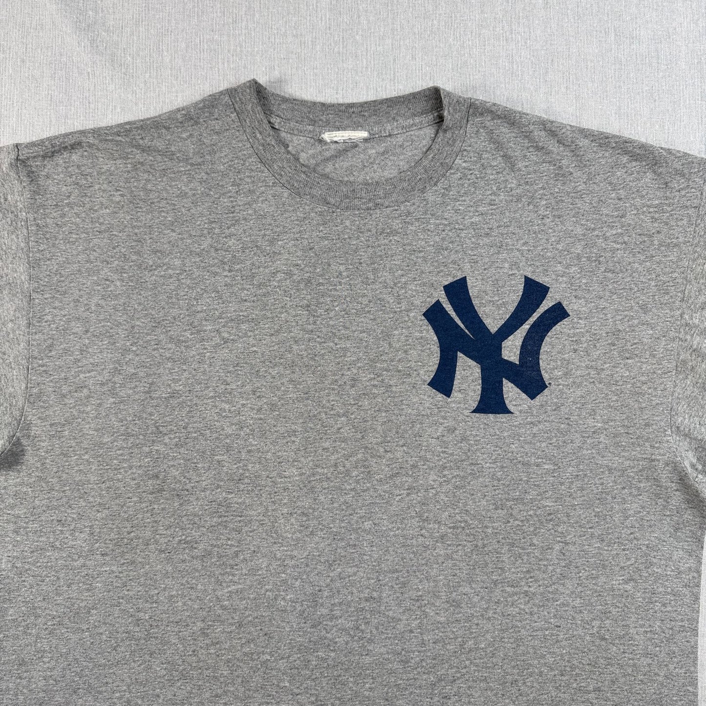 90s 00s ヤンキース Tシャツ MLB JETER デレクジーター ニューヨーク メジャー 紺 背番号2 o-u-2505-003