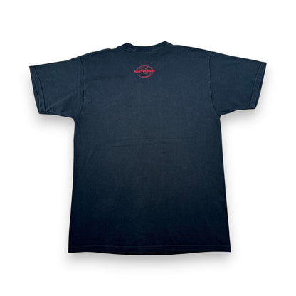 00s sik world Tシャツ メッセージT I love big fake tits 2004 黒 sikworld ストリート o-u-2505-005