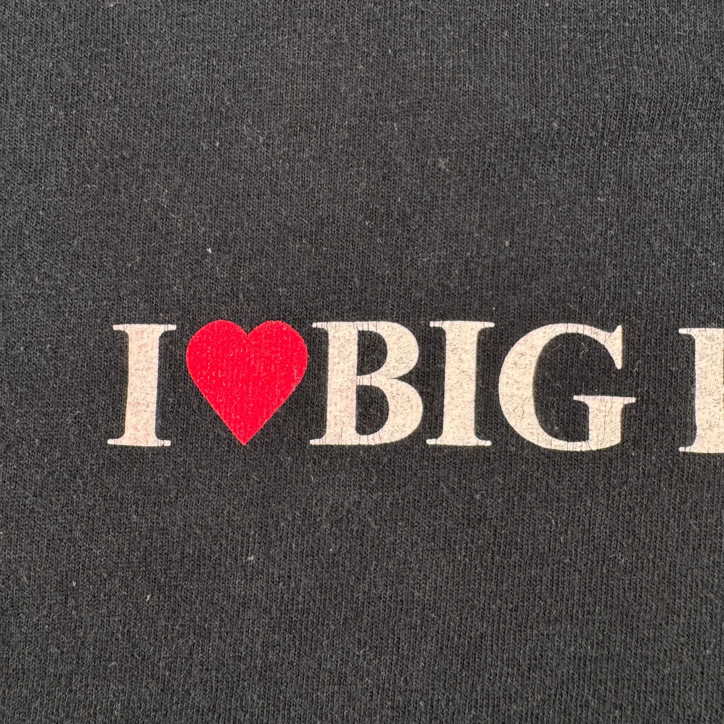 00s sik world Tシャツ メッセージT I love big fake tits 2004 黒 sikworld ストリート o-u-2505-005