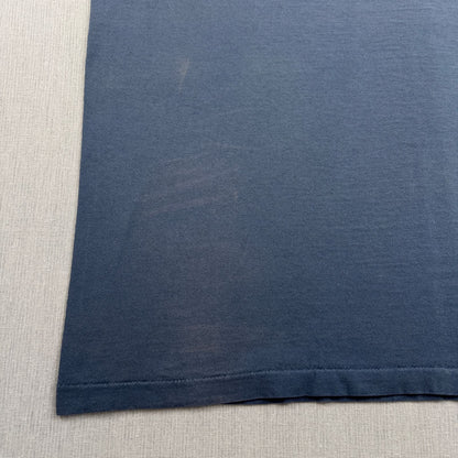 00s Tシャツ ブラックバス フィッシング バス釣り west vergin 青 USA製 XL シングルステッチ くすみカラー o-u-2505-007