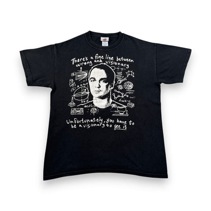 ビックバンセオリー シェルドン Tシャツ the big bang theory ワーナーブラザーズ 黒 M o-u-2505-010