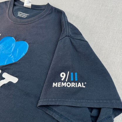 I LOVE NY アイラブニューヨーク 911 メモリアル ネイビー ハート Tシャツ L 2011 o-u-2505-011