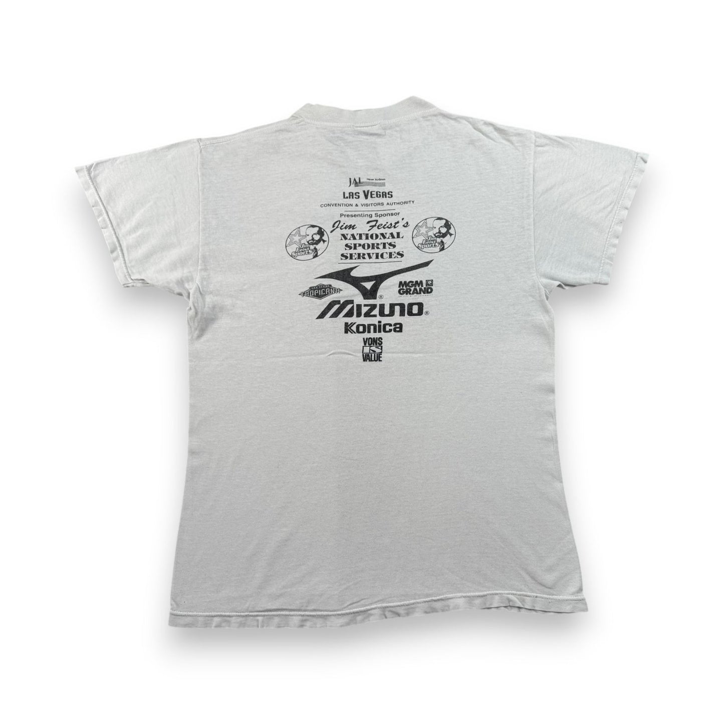 90s マラソン プロモT ラスベガスマラソン ミズノ JAL KONICA Tシャツ 1999 TULTEX o-u-2505-019
