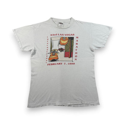 90s マラソン プロモT ラスベガスマラソン ミズノ JAL KONICA Tシャツ 1999 TULTEX o-u-2505-019