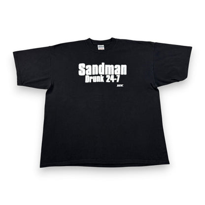90s 00s プロレス ECW Sandman Drunk 24-7 サンドマン Tシャツ 2000 XXL 酒 タバコ camel o-u-2505-021