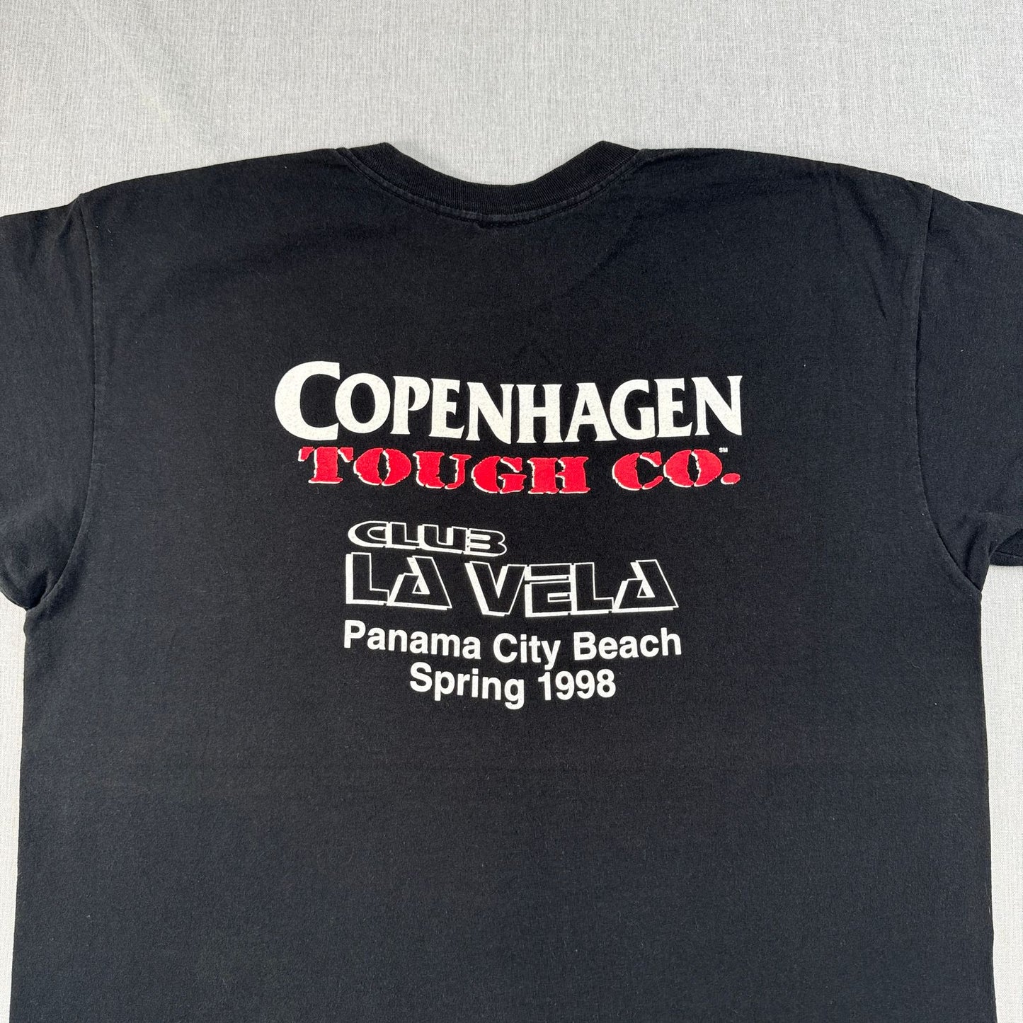 90s 噛みタバコ プロモT コペンハーゲン copenhagen TOUCH CO Tシャツ anvil XL USA 黒 シングルステッチ o-u-2505-020