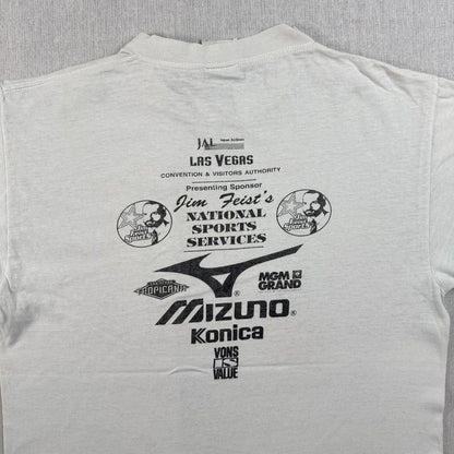 90s マラソン プロモT ラスベガスマラソン ミズノ JAL KONICA Tシャツ 1999 TULTEX o-u-2505-019