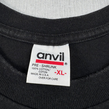 90s 噛みタバコ プロモT コペンハーゲン copenhagen TOUCH CO Tシャツ anvil XL USA 黒 シングルステッチ o-u-2505-020