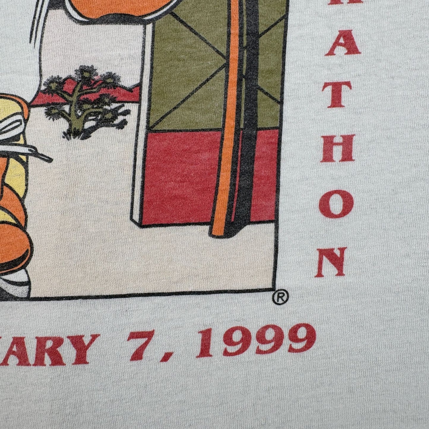 90s マラソン プロモT ラスベガスマラソン ミズノ JAL KONICA Tシャツ 1999 TULTEX o-u-2505-019