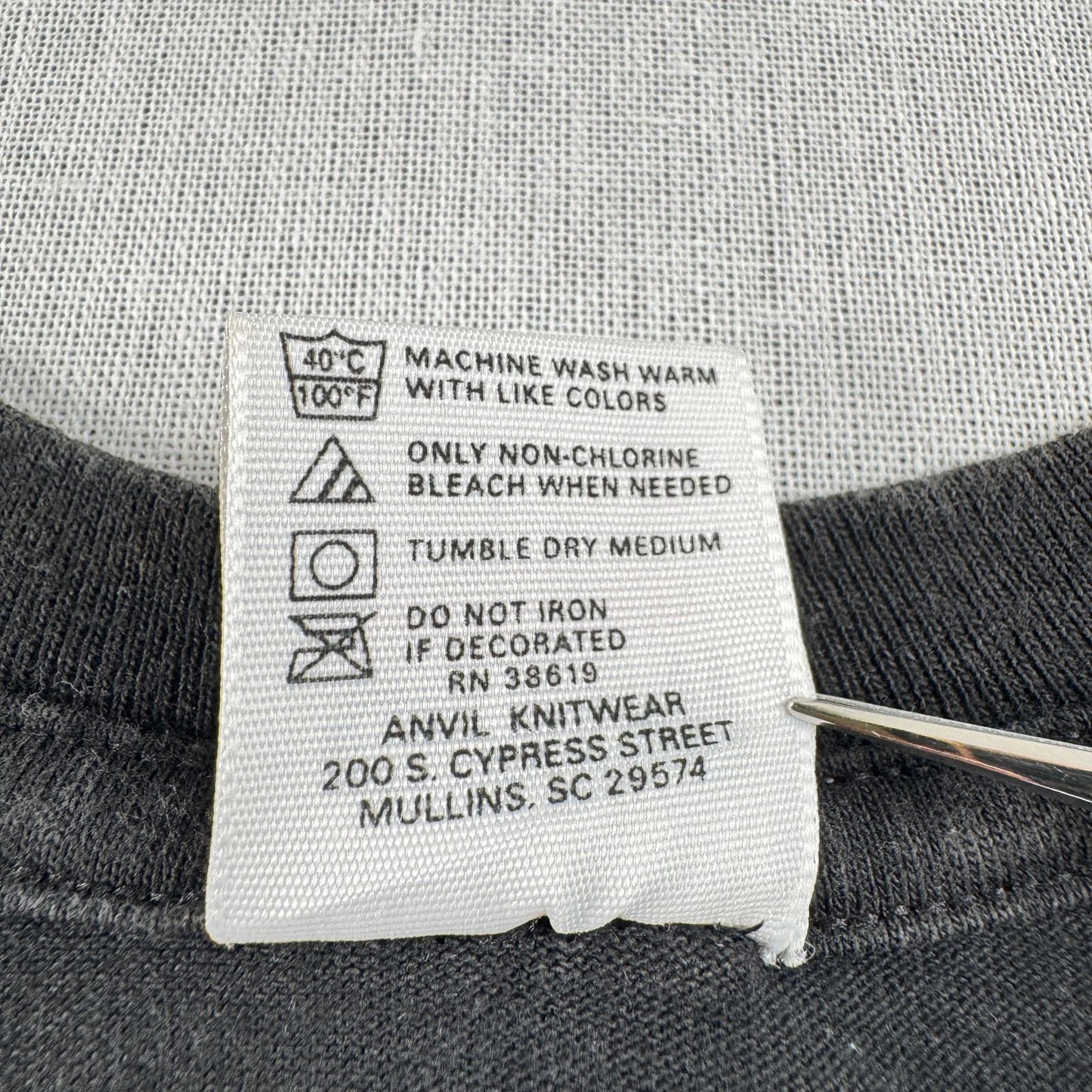 90s 噛みタバコ プロモT コペンハーゲン copenhagen TOUCH CO Tシャツ anvil XL USA 黒 シングルステッチ o-u-2505-020