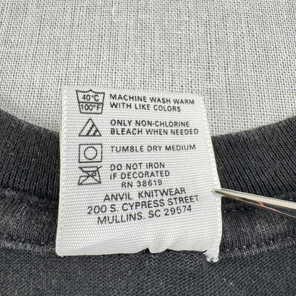 90s 噛みタバコ プロモT コペンハーゲン copenhagen TOUCH CO Tシャツ anvil XL USA 黒 シングルステッチ o-u-2505-020