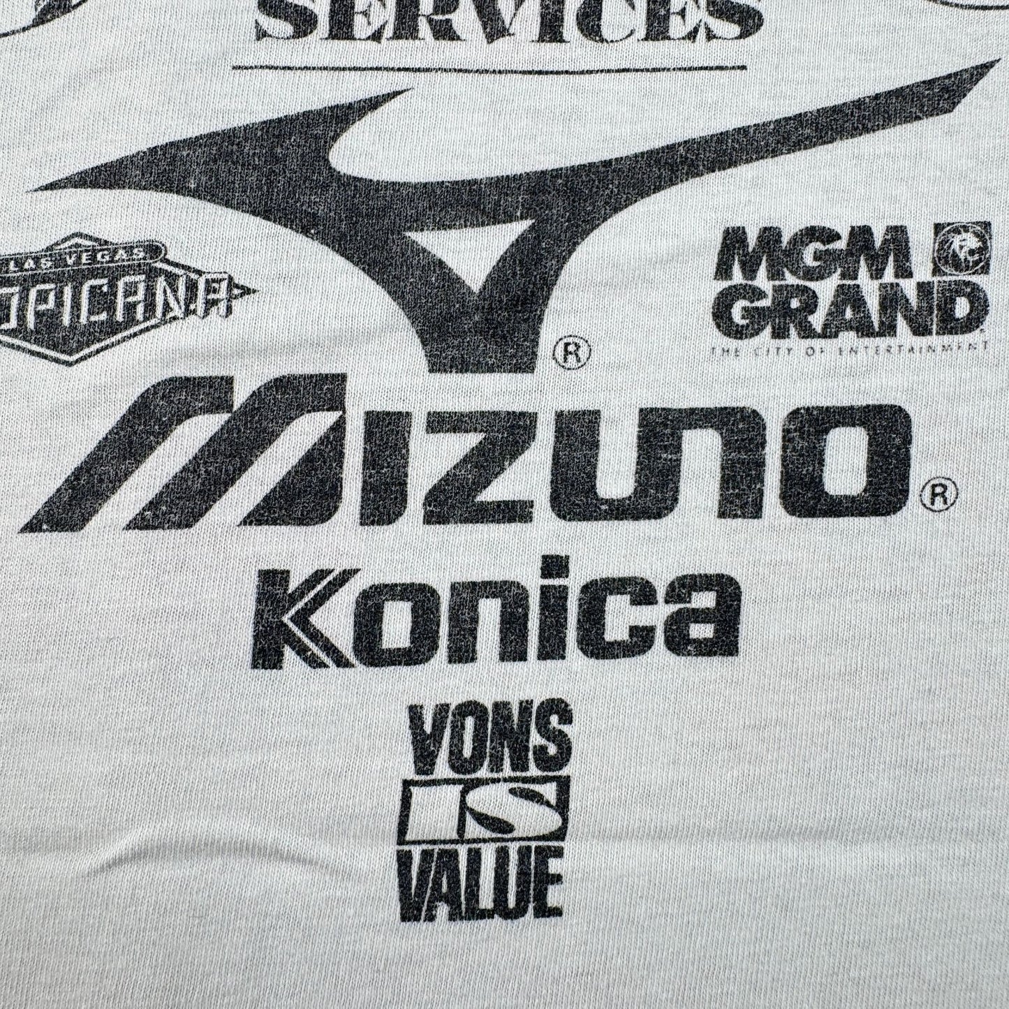 90s マラソン プロモT ラスベガスマラソン ミズノ JAL KONICA Tシャツ 1999 TULTEX o-u-2505-019