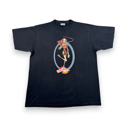 00s Drambuie ドランブイ ウイスキー プロモT スコットランド スペイン L 黒 descubre Tシャツ o-u-2505-022