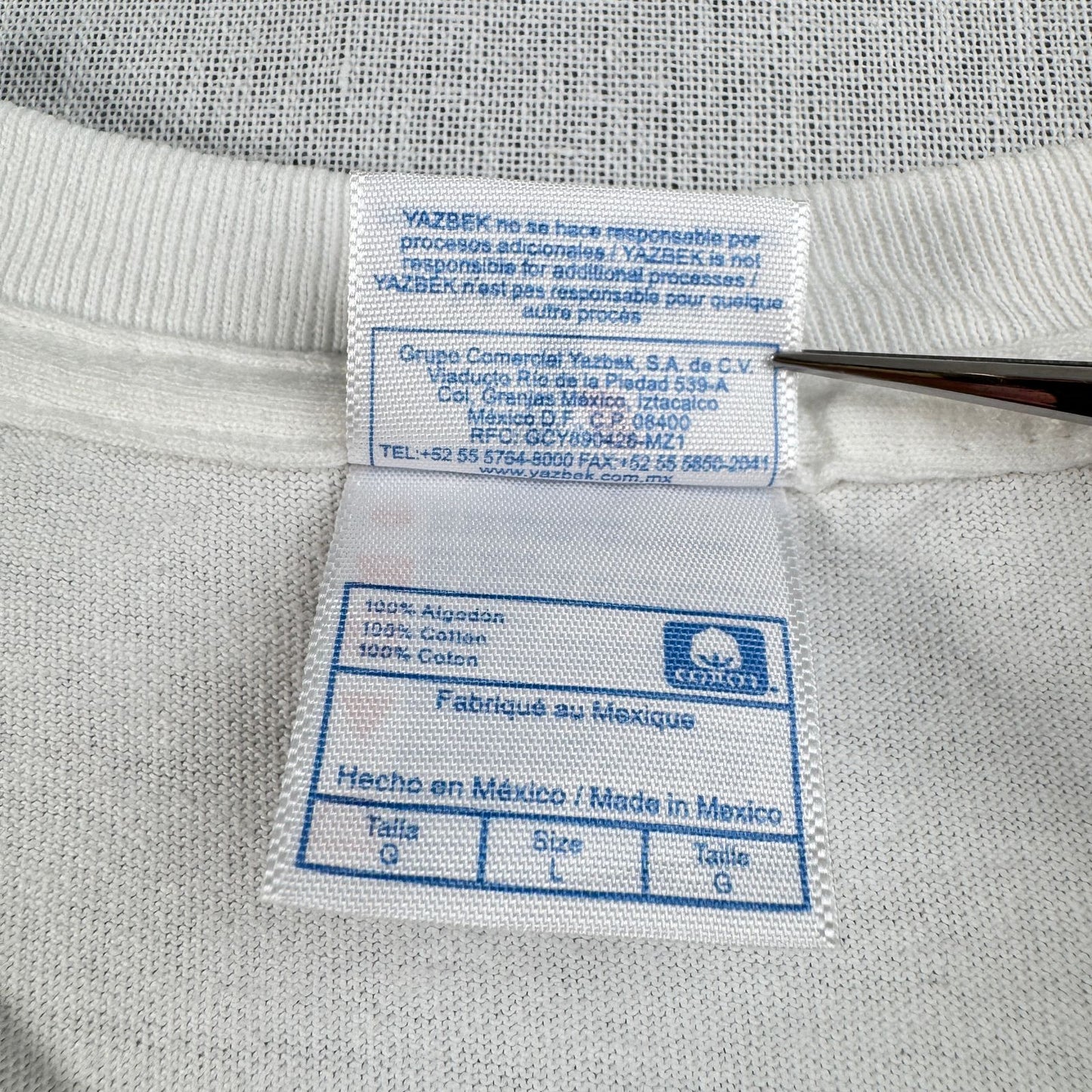 00s 星条旗 犬 SPCA ダルメシアン YAZBEK spcai Tシャツ 白 L o-u-2505-024